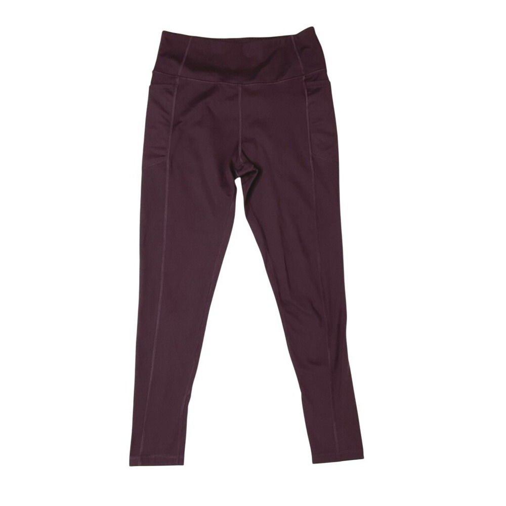 Victoria's Secret Flow On Point High Rise Pocket Legging Dark Violet Sz 12